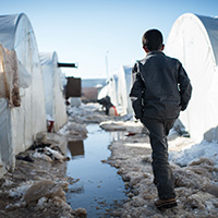 SYRIA-CONFLICT-REFUGEES-WEATHER-SNOW